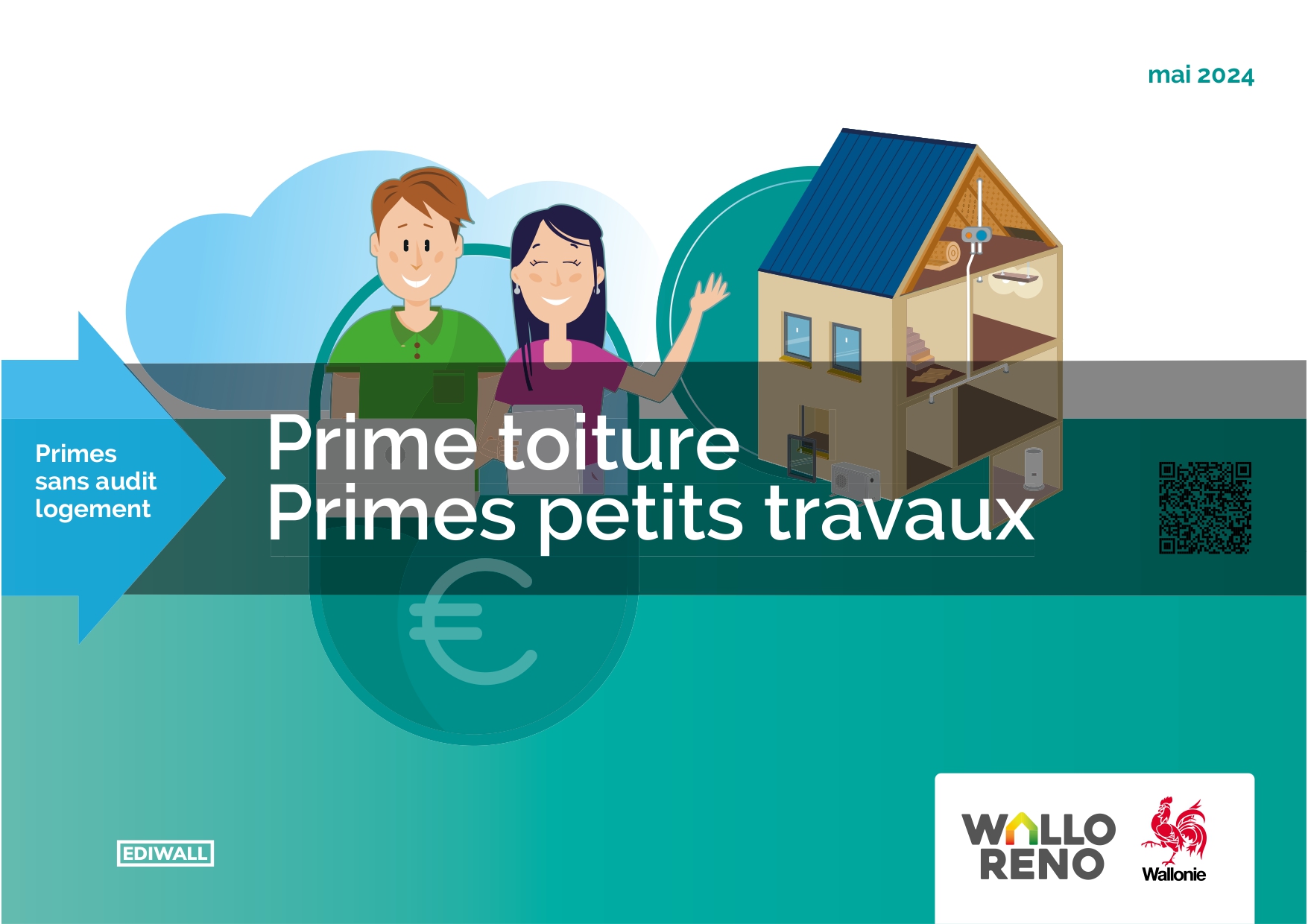 Primes logement sans audit - Prime toiture et Primes petits travaux en Wallonie