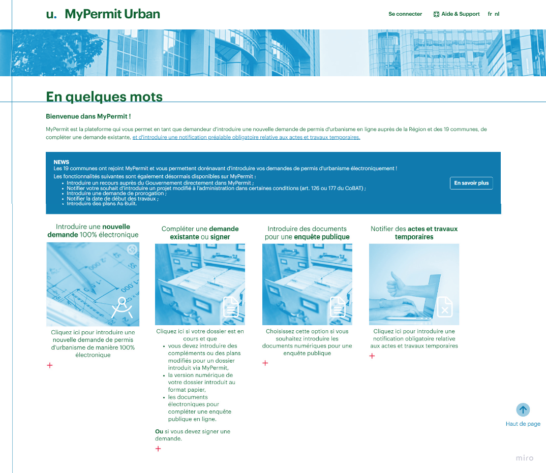 MyPermit Urbanisme à Bruxelles